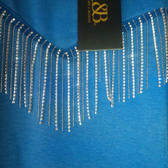 Top rhinestone sweater NWT - Picture 4 of 7